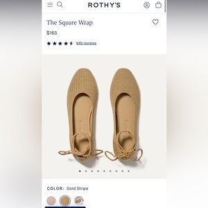 Rothy's Gold Women's Shoes